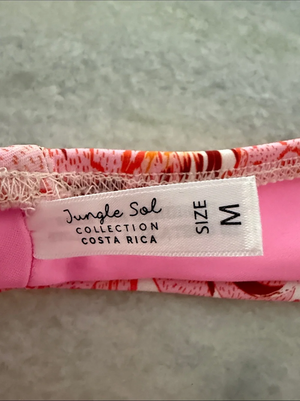 NEW Jungle Sol Pink Paradise Bikini Bottom
